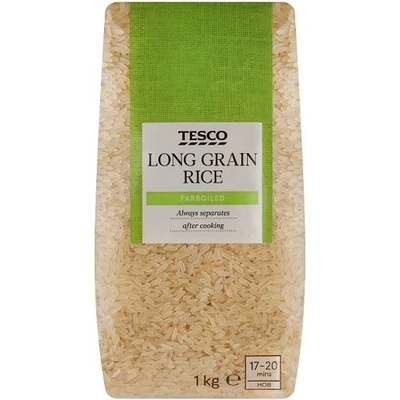 Tesco rýže dlouhozrnná loupaná parboiled 1 kg