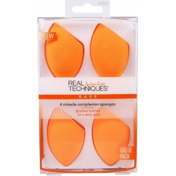 Real Techniques Miracle Complexion Sponge sada 4 x Houbička na make-up