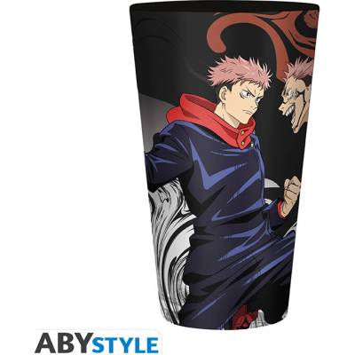 Abystyle Sklenice JUJUTSU KAISEN Itadori vs Sukuna 400 ml