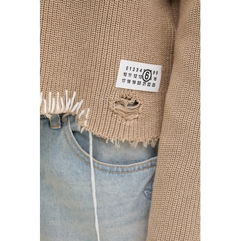 MM6 Maison Margiela Памучен пуловер MM6 Maison Margiela (S52HL0036)