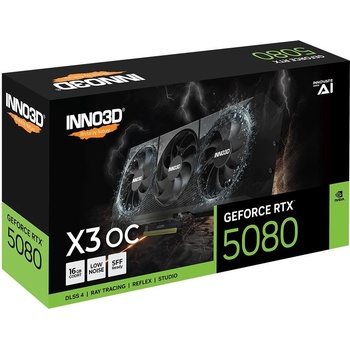 Inno3D GeForce RTX 5080 X3 OC 16GB GDDR7 256bit (N50803-16D7X-17603930)