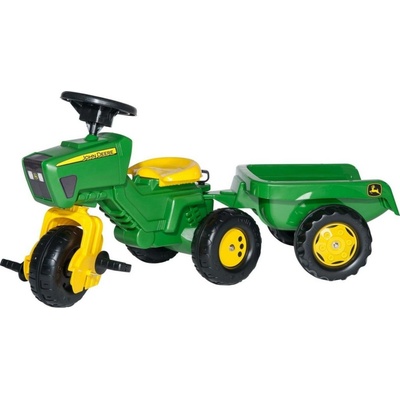 Rolly Toys John Deere Šlapací traktor tříkolový s přívěsem