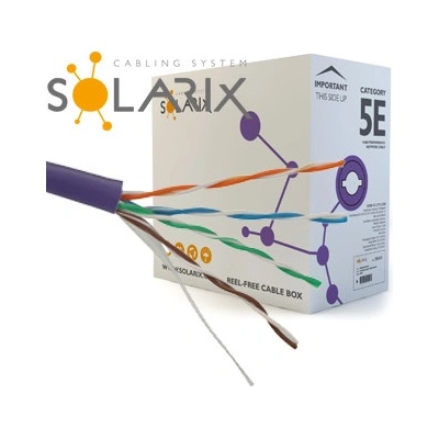 Solarix SXKD-5E-UTP-LSOH UTP, LSOH, CAT5E, drôt