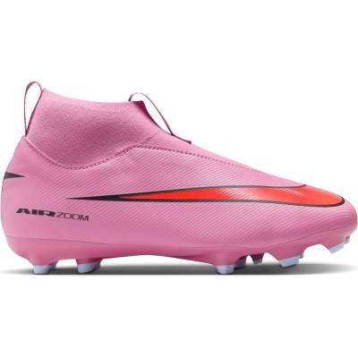 Nike Юношески футболни бутонки Nike Zoom Mercurial Superfly 10 Academy Juniors Firm Ground Football Boots - Pink/Black
