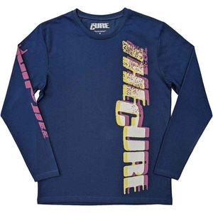 The Cure Glitched Logo Sleeve Print Denim Blue XL Риза (CURELST17MD04)