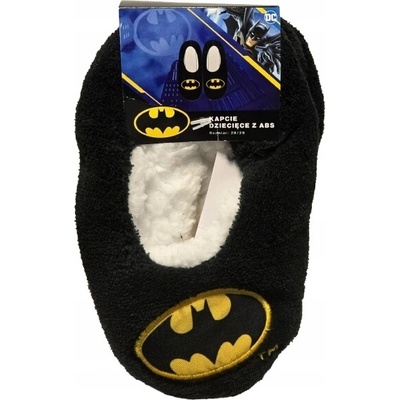 Mäkké detské papuče protišmykové BATMAN ČIERNE