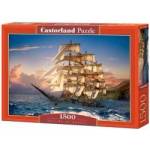 Castorland 1500 - piece puzzle Sailing at Sunset