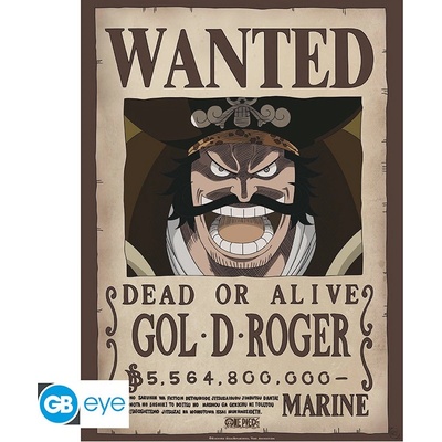 ABYstyle Plagát One Piece - Wanted Gol .D. Roger