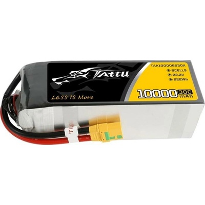 Tattu Akumulátor 10000mAh 22,2V 30C 6S1P XT90 Anti-zapaľovacia sviečka 031452