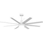 Aigostar - LED Димируем таванен вентилатор LED/24W/230V 2700-6500K + д. у. бял (AI1945)