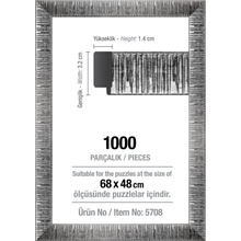 ART PUZZLE Rám na puzzle 68x48cm stříbrný 5708