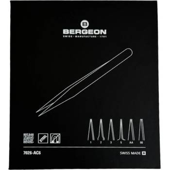 Bergeon Комплект прецизни антимагнитни пинсети Bergeon 7026-AC6 (6 броя)