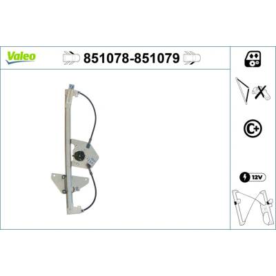 Mechanizmus zdvíhania okna VALEO 851078