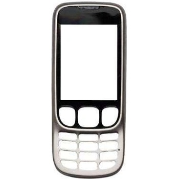 Kryt Nokia 6303 Classic přední stříbrný