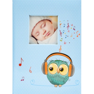Fotoalbum 9x13 pre 200 fotografií Owlet modrý