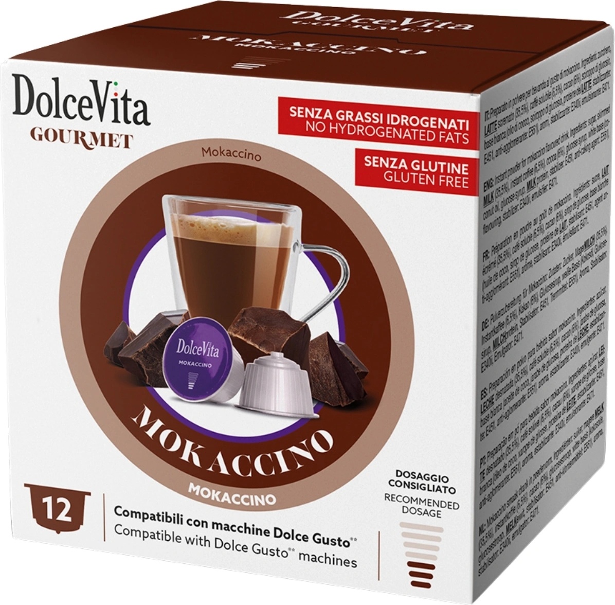 Dolce Vita Капучино Dolce Vita Mokaccino с шоколад за Dolce Gusto 12 капсули