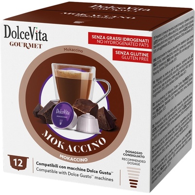 Dolce Vita Капучино Dolce Vita Mokaccino с шоколад за Dolce Gusto 12 капсули