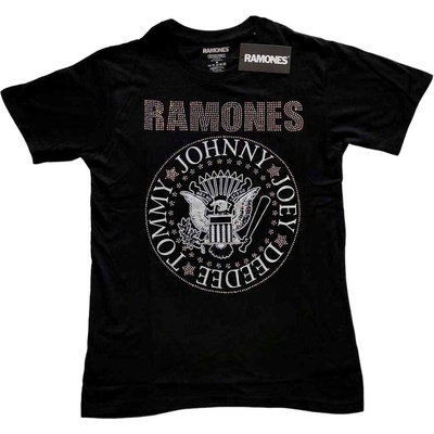 Ramones Presidential Seal Embellished Black L Риза (RATS56MB03)