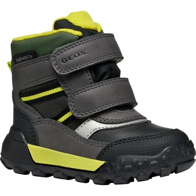 Geox TREKKYUP ABX BOY Čierna Tmavo sivá Zelená