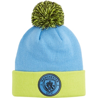 Puma Man City Jr Mcfc LW Pom Pom Beanie Blue
