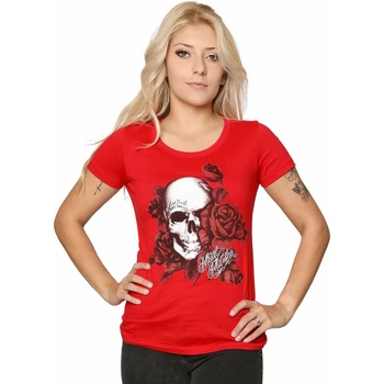 Image 1 of Metal mulisha дамска тениска metal mulisha - morir bonita - ЧЕРВЕНА_mwtss2002.01