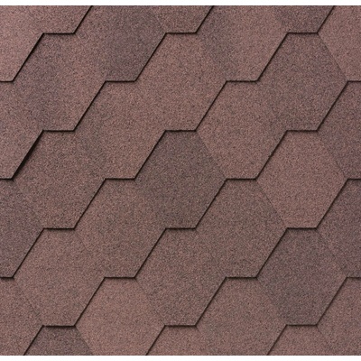 IKO Superglass HEX Hexagonal hnědý