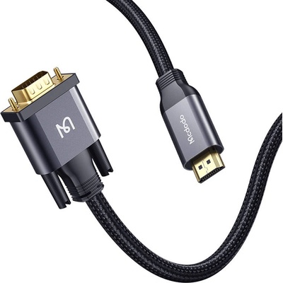 Mcdodo HDMI to VGA Adapter - HDMI към VGA адаптер (200 см) (черен)
