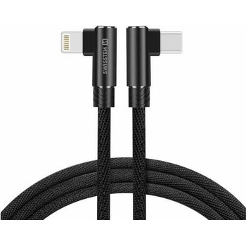 Swissten 71529900 ARCADE USB-C / LIGHTNING, 1,2m, černý