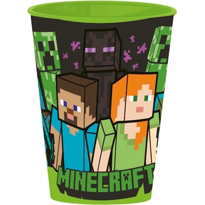 STOR Plastový kelímek Minecraft hrnek Minecraft 260 ml