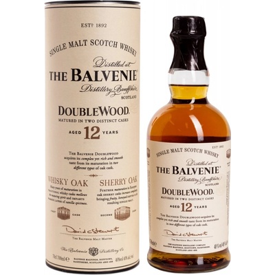 The Balvenie DoubleWood 12y 40% 0,7 l (tuba)