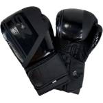SZ Fighters Боксови ръкавици Indigo - Черни | Естествена кожа 10 oz