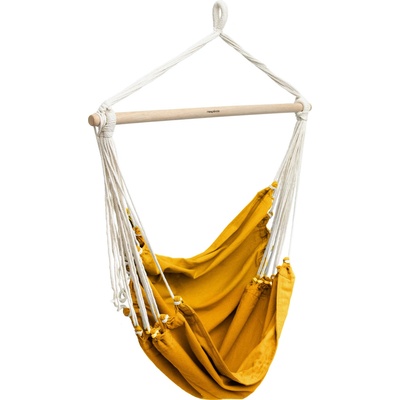 Hesperide Závěsné křeslo s bavlněným sedákem CUENCA oranžová – Zbozi.Blesk.cz