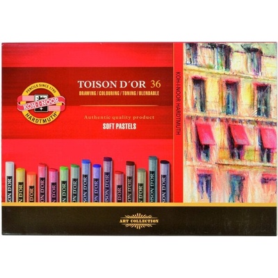 KOH-I-NOOR Toison D'or Set of Soft Pastels Комплект сухи пастели 36 бр (8515036005KS)
