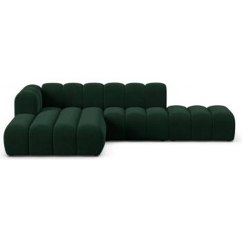 Micadoni Тъмнозелен ъглов диван (ляв ъгъл) Lupine - Micadoni Home (MIC_0LCO_44_F1_LUPINE3)