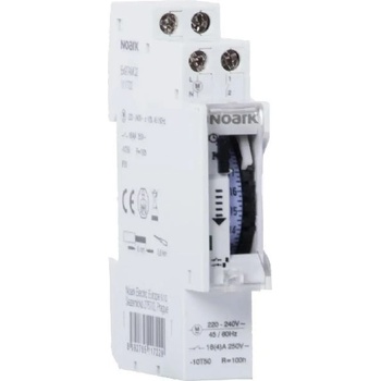 NOARK Electric ТАЙМЕР АНАЛОГОВ Ex9TAMQ2 1М 1 NO КОНТАКТ 230V ДНЕВНА ПРОГРАМА КВАРЦОВ NOARK (111722)