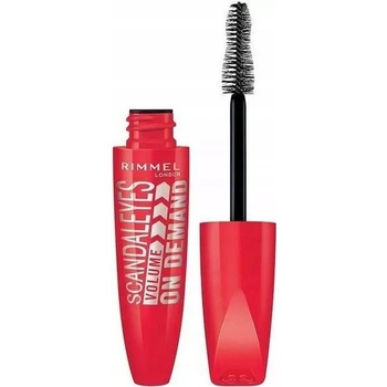 Rimmel London Scandal Eyes Volume On Demand Waterproof voděodolná objemová řasenka 001 Black 12 ml