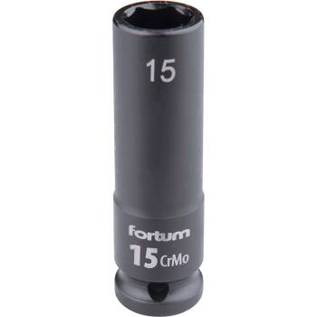 Fortum машинна (ударна) муфа 1/2", 15 mm, L 78 mm, почернена, FORTUM