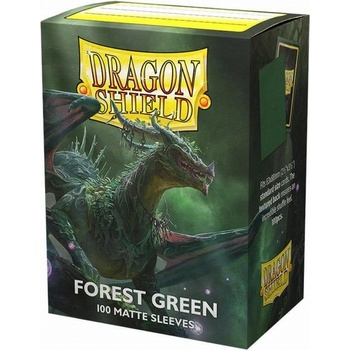 Dragon Shield standard Matte Forest Green obaly 100 ks