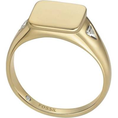 Fossil Pozlacený dámský prsten z oceli Ellis JF04791710