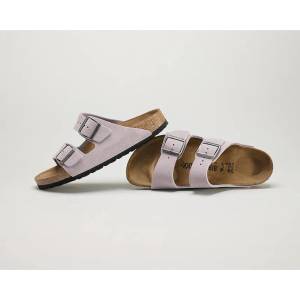 Birkenstock чехли дамски от велур Arizona Suede Leather (1032748)