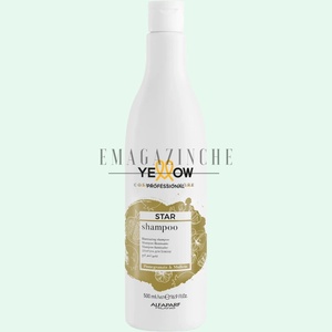 Yellow Professional Alfaparf Milano Alfaparf Yellow Професионален шампоан за блясък за всеки тип коса 500 мл. Star Illuminating shampoo (0315090)