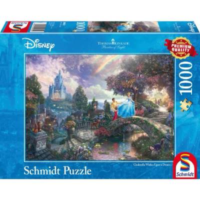 Schmidt Spiele Schmidt Thomas Kinkade Disney Cinderella 1000pc (sch9472)