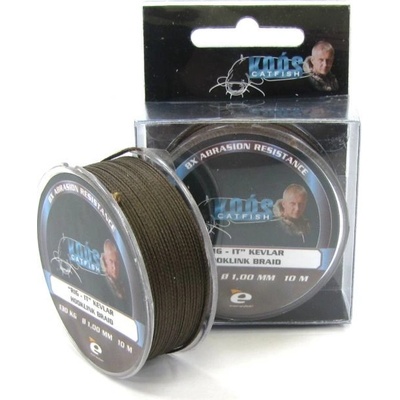 Koos Catfish Rig-It Kevlar Hooklink Braid 10m 1mm 130kg