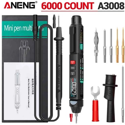 ANENG Цифров мултицет писалка ANENG A3008 Pro с допълнителни накрайници