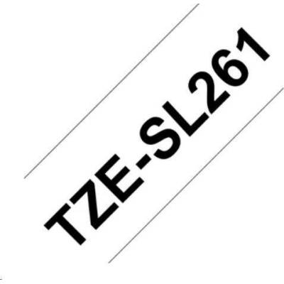 BROTHER TZESL261 kazeta TZ šířky 36 mm lamino TZE-SL251 bílá černé písmo