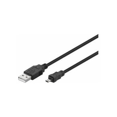 MicroConnect USB A - Mini USB B 5P 1.8m M-M Hi-Speed data transfers of up to 480 Mbps
