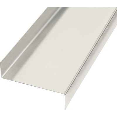 Hladký plech tvar Z hliník přírodní 18x63x18 mm, 1 m