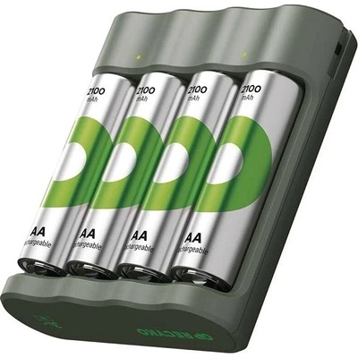 GP Eco E441 + 4× AA 2100mAh 1604844110 – Zboží Živě