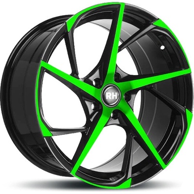 RH RIMS RB12 9,5x19 5x120 ET40 color polished - green