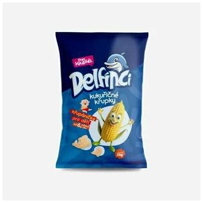 Pan Křupka Delfínci kukuřičný snack bez soli 20 g